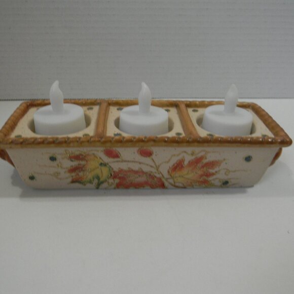 Lot of Fall Decor Pumpkins Coasters Leaf Candleholder Scarecrow Sitter SOME NEW - Picture 6 of 7